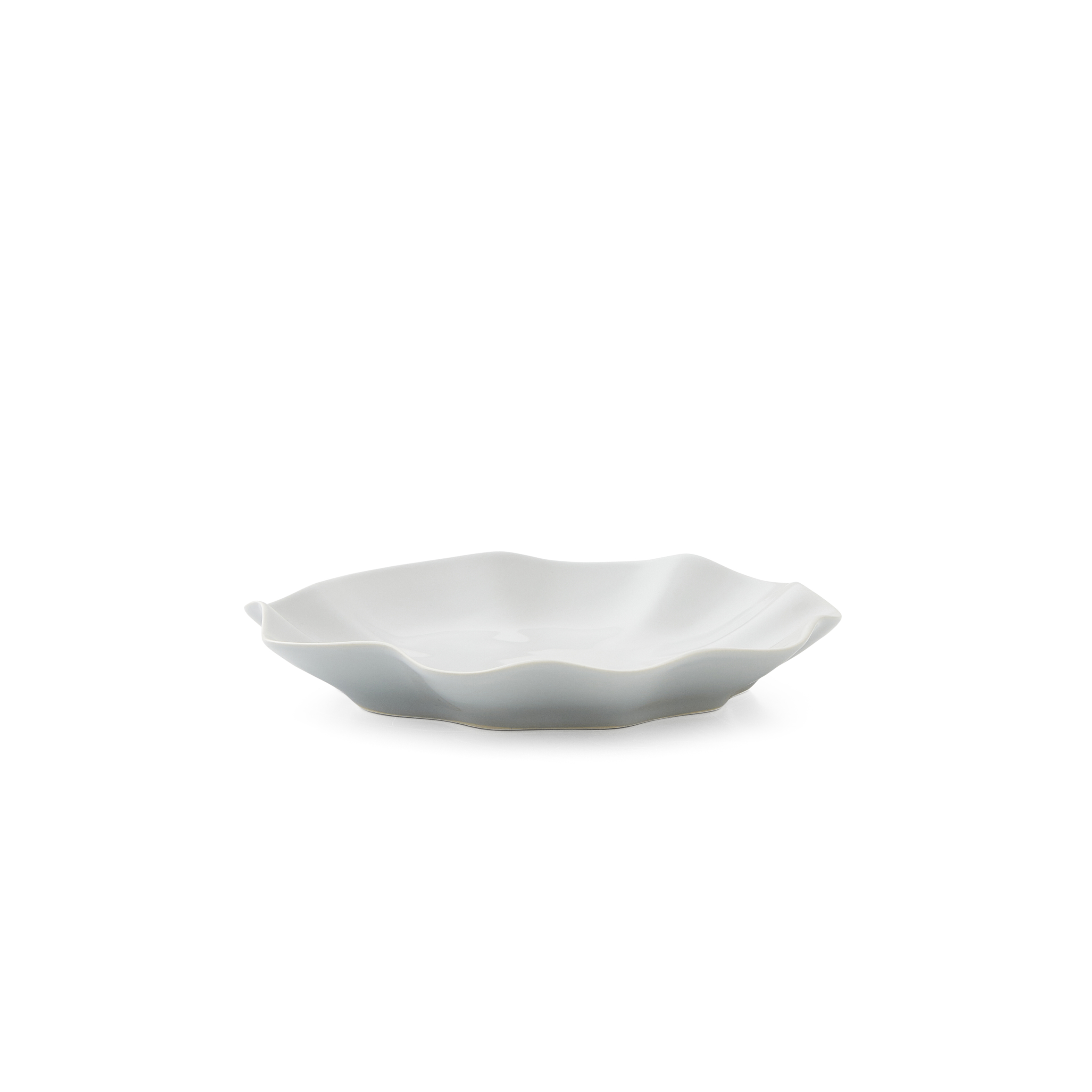 Sophie Conran Floret 8.5 Inch Salad Plate, Dove Grey image number null